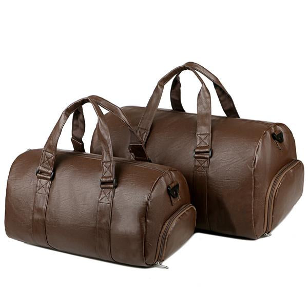 CASUAL LEATHER TRAVEL BAG