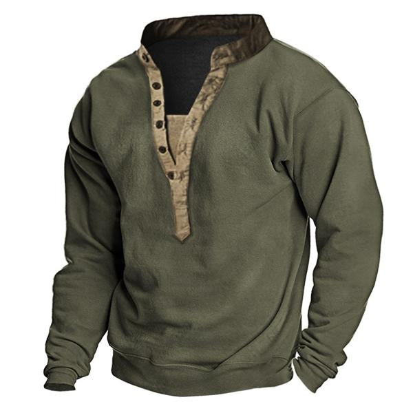 T-SHIRT VINTAGE À MANCHES LONGUES POUR HOMME