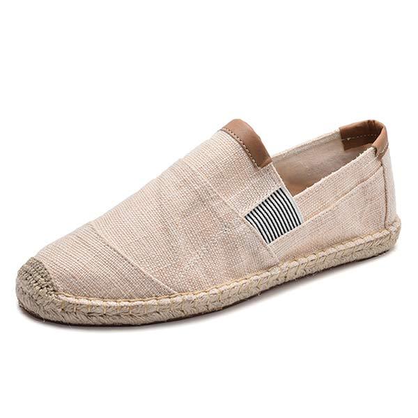 MEN'S LINEN CANVAS FISHERMAN'S SHOES