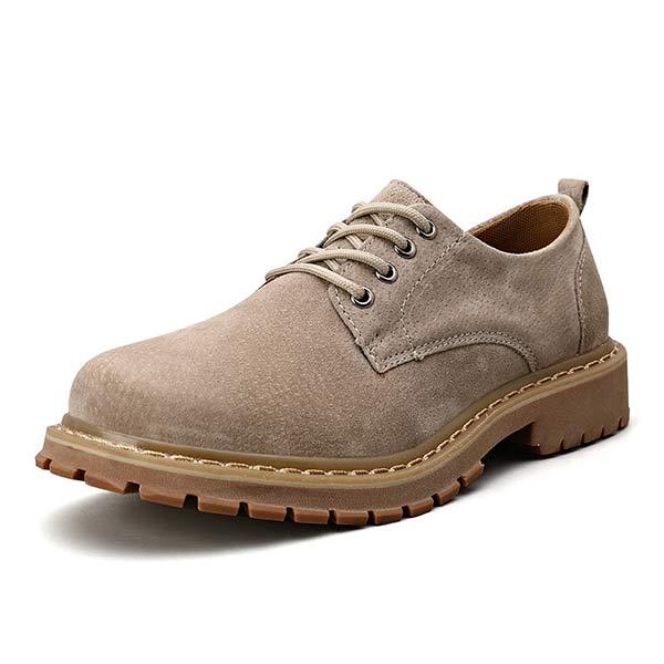 MEN'S ROUND TOE STRAPPY OXFORD CASUAL SHOES