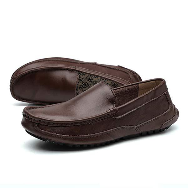 MEN'S SLIP-ON LEATHER LOAFERS