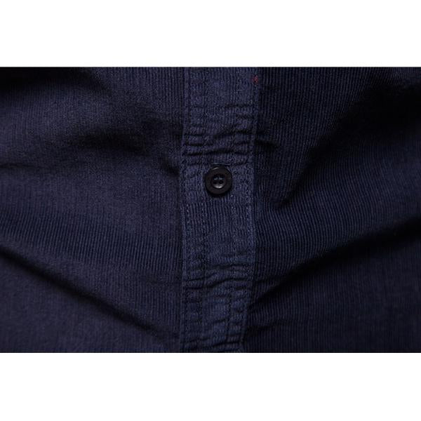 CHEMISE VINTAGE EN VELOURS CÔTELÉ POUR HOMME 