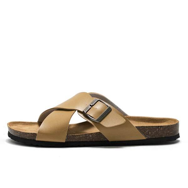 MEN'S CROSS STRAP SLIPPERS