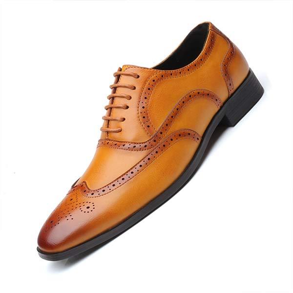 MEN'S BROGUE BUSINESS SHOES