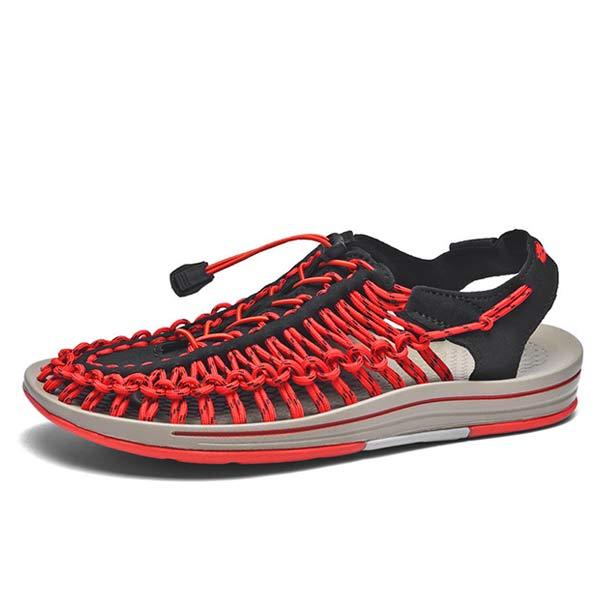 MEN'S HANDWOVEN BEACH SANDALS
