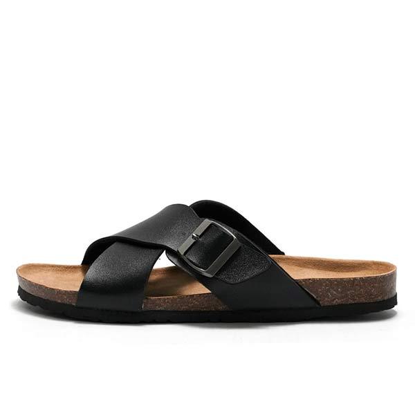 MEN'S CROSS STRAP SLIPPERS