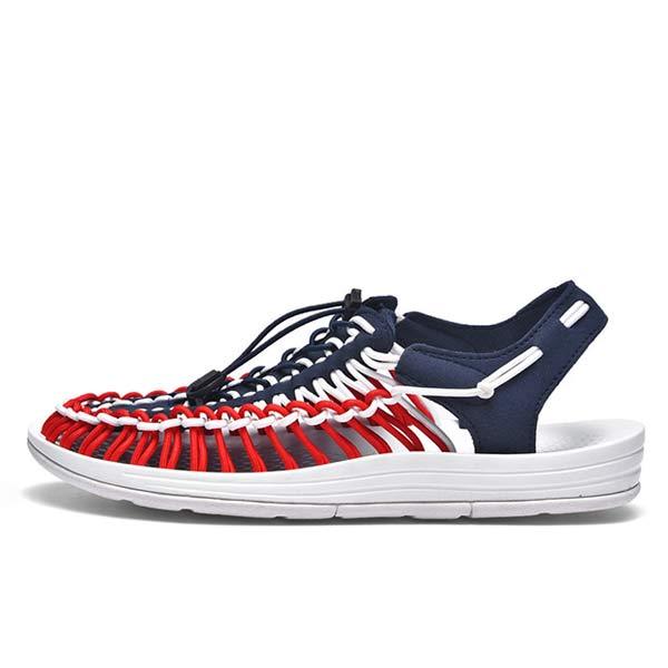 MEN'S HANDWOVEN BEACH SANDALS