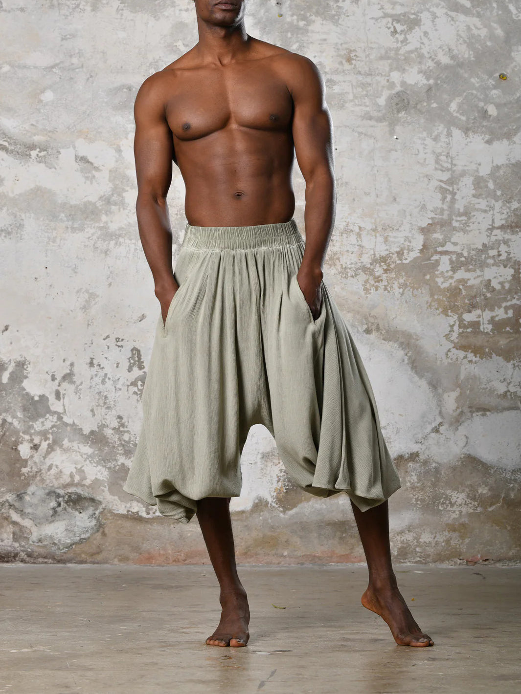 Men's fashionable and casual Bohemian-style trousers