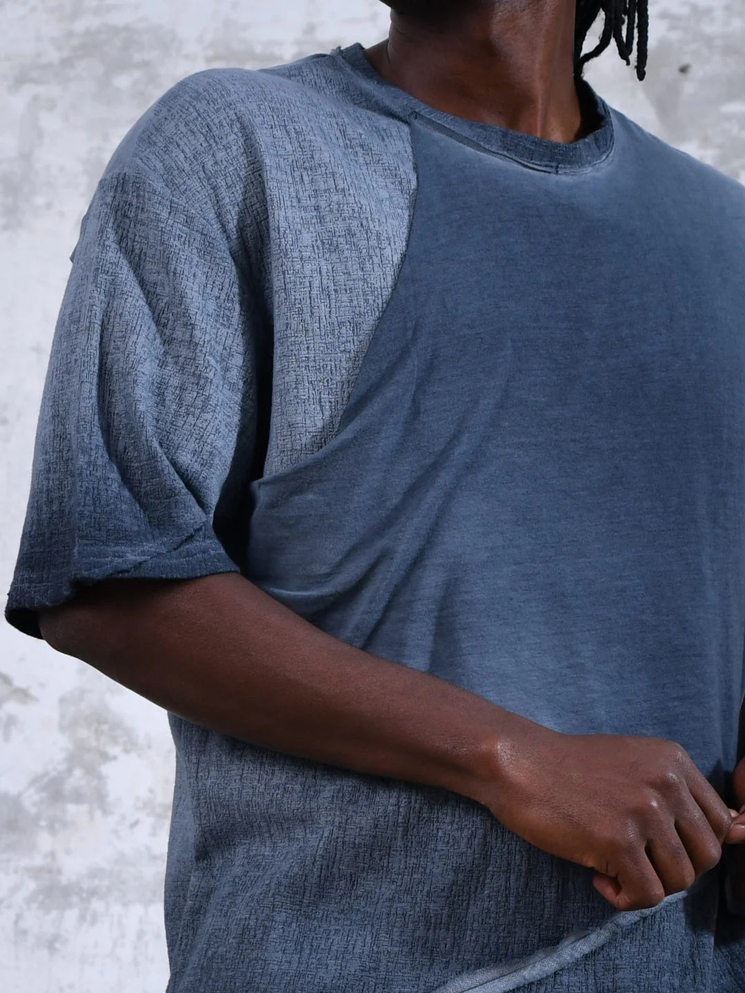 Men's fashionable and casual Bohemian-style short-sleeved T-shirt