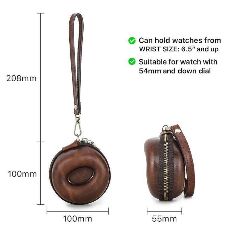 Sac de rangement pratique et portable pour montres pour hommes
