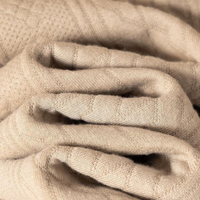 Polo à manches courtes en jacquard texturé pour homme