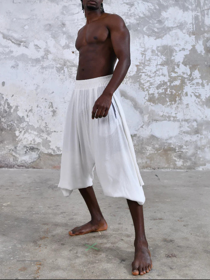 Men's fashionable and casual Bohemian-style trousers