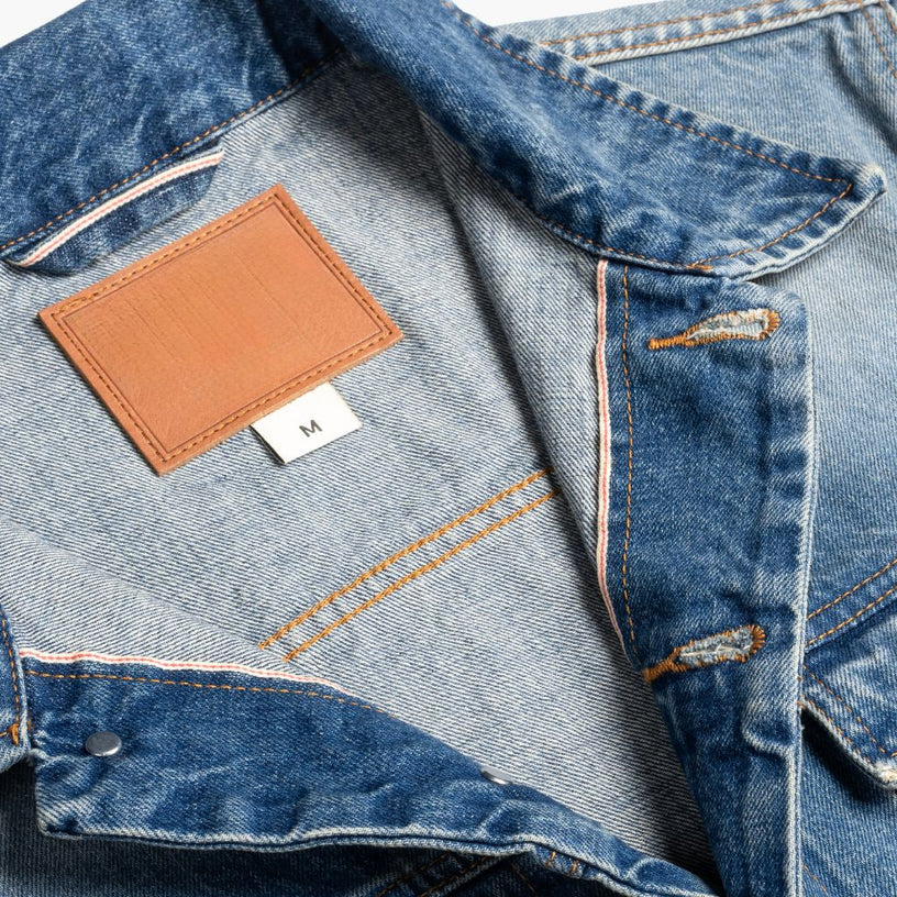 Veste camionneur en jean