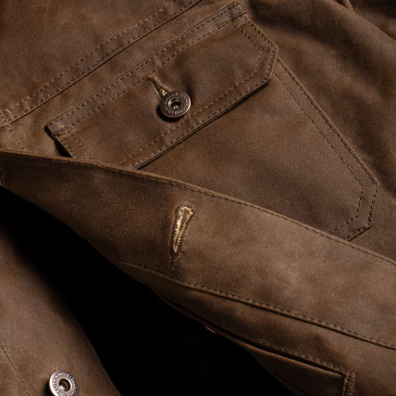 Veste de camionneur cirée
