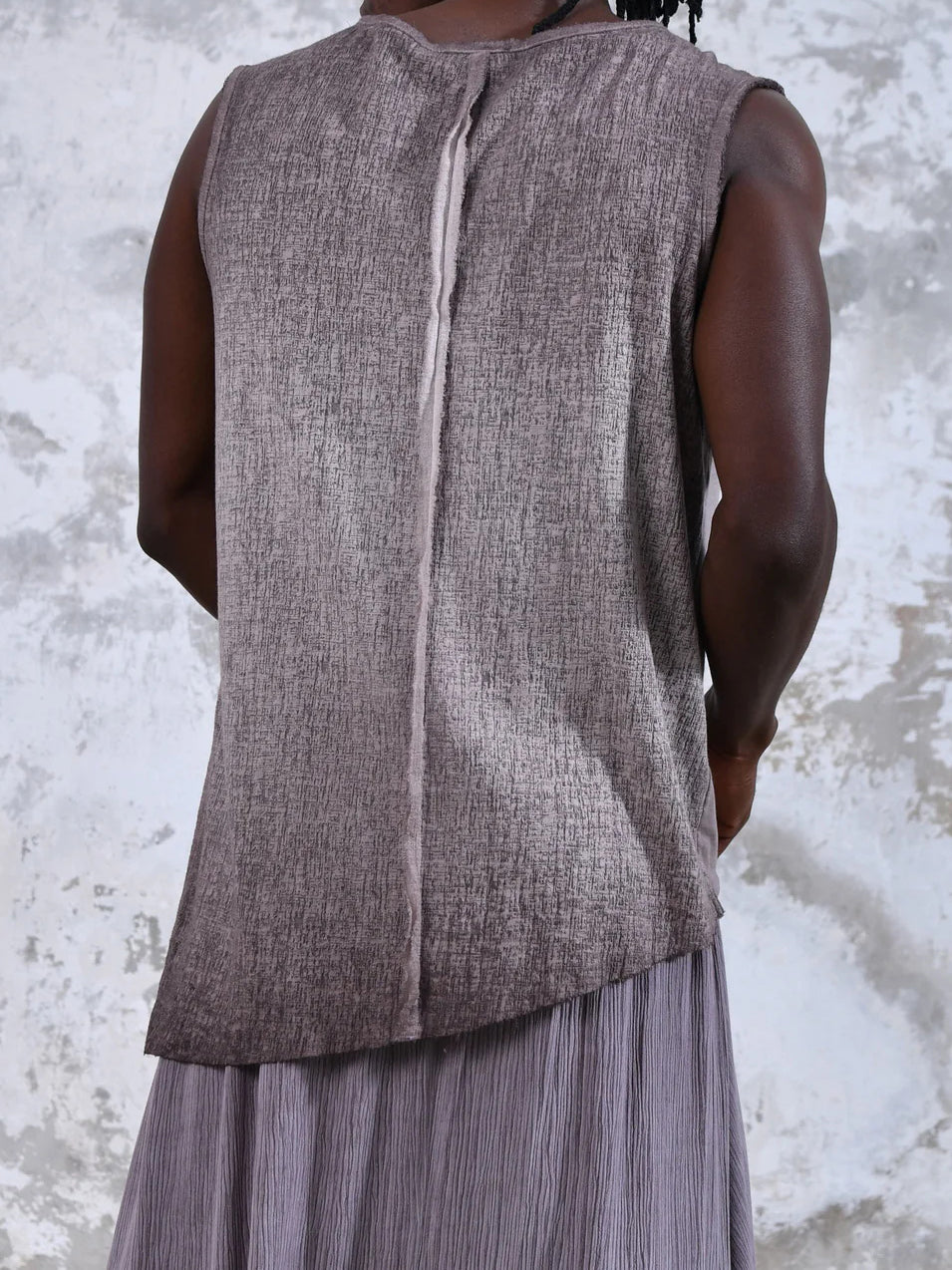 Men's fashionable casual irregular vest
