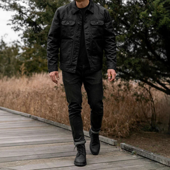 Veste de camionneur cirée