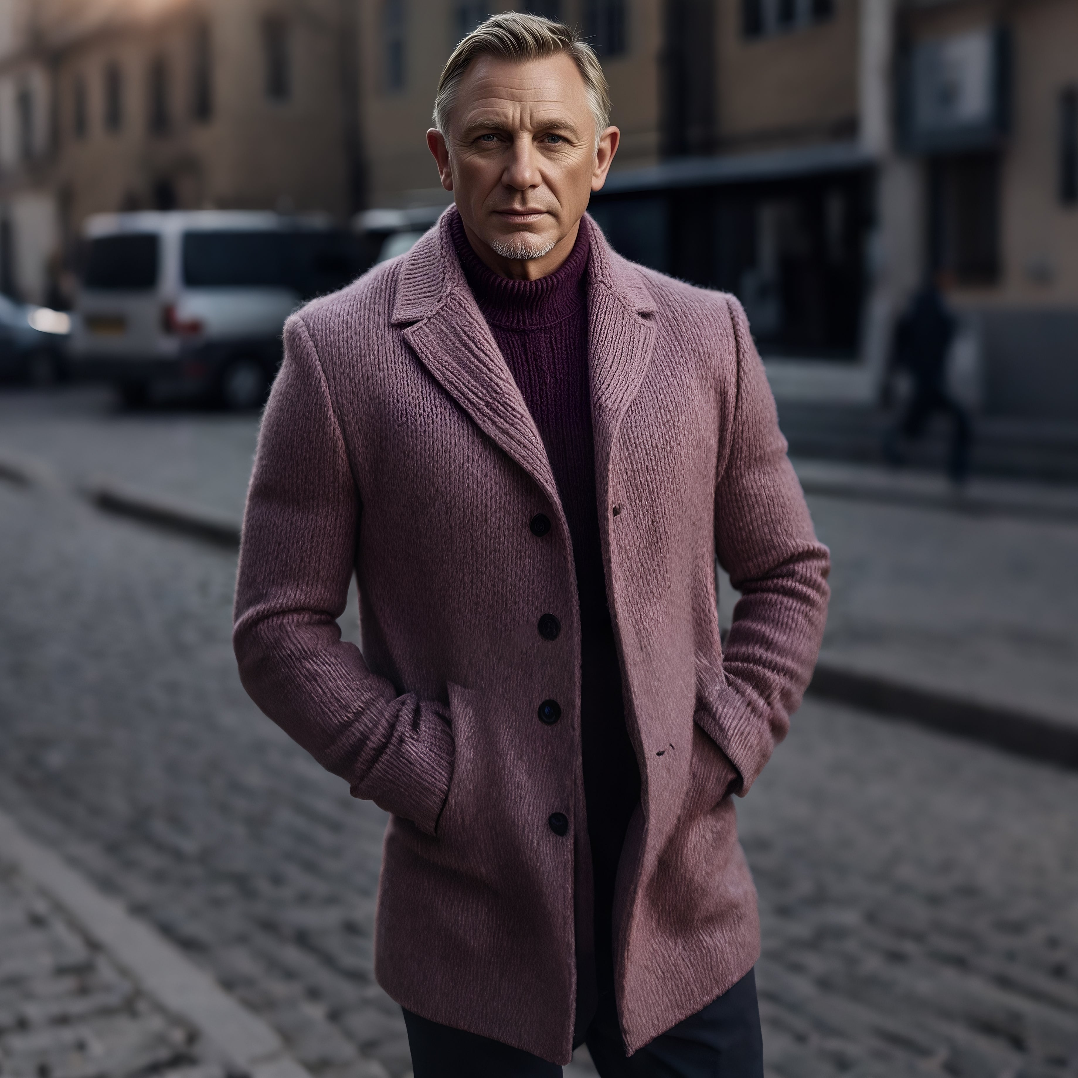 Veste violette tendance et décontractée pour homme